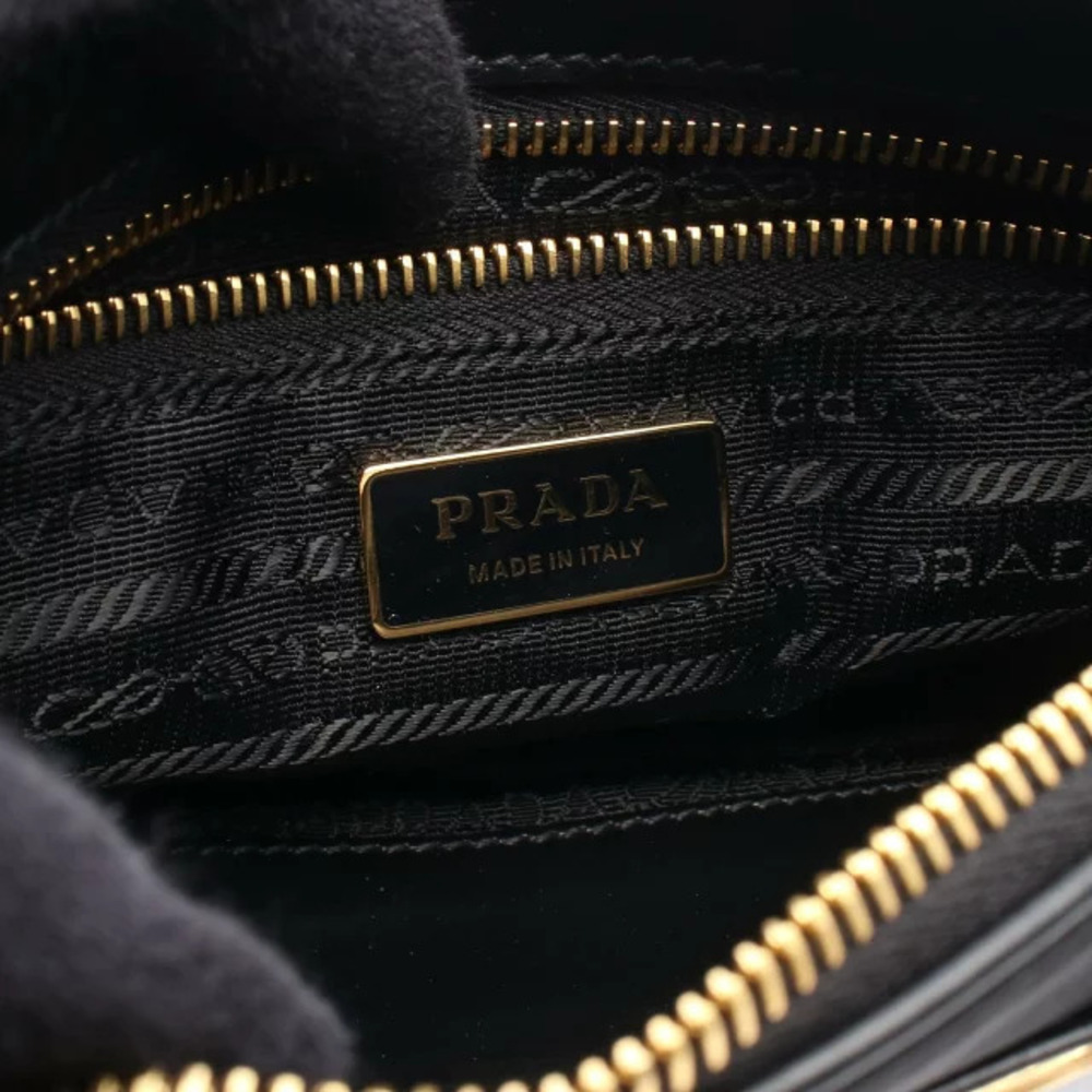 Prada Re Shoulder Bag Leather Black - Picture 4 of 4